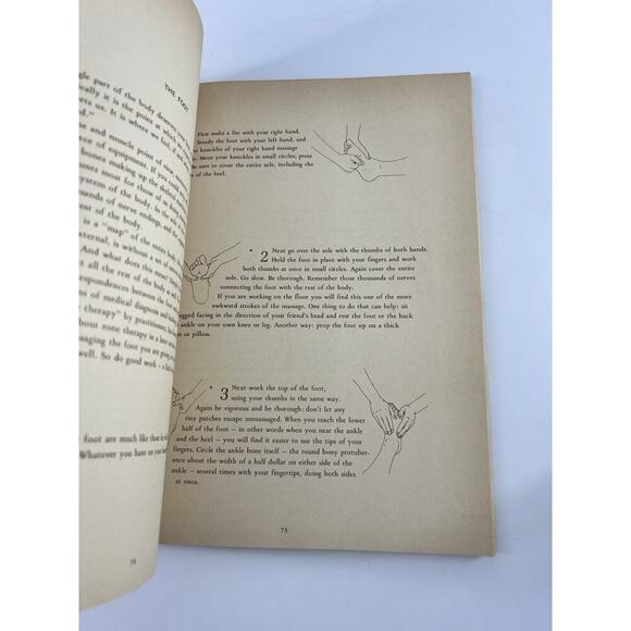 The Massage Book by George Downing SOFTCOVER Random House (1972) Vintage - Picture 4 of 6